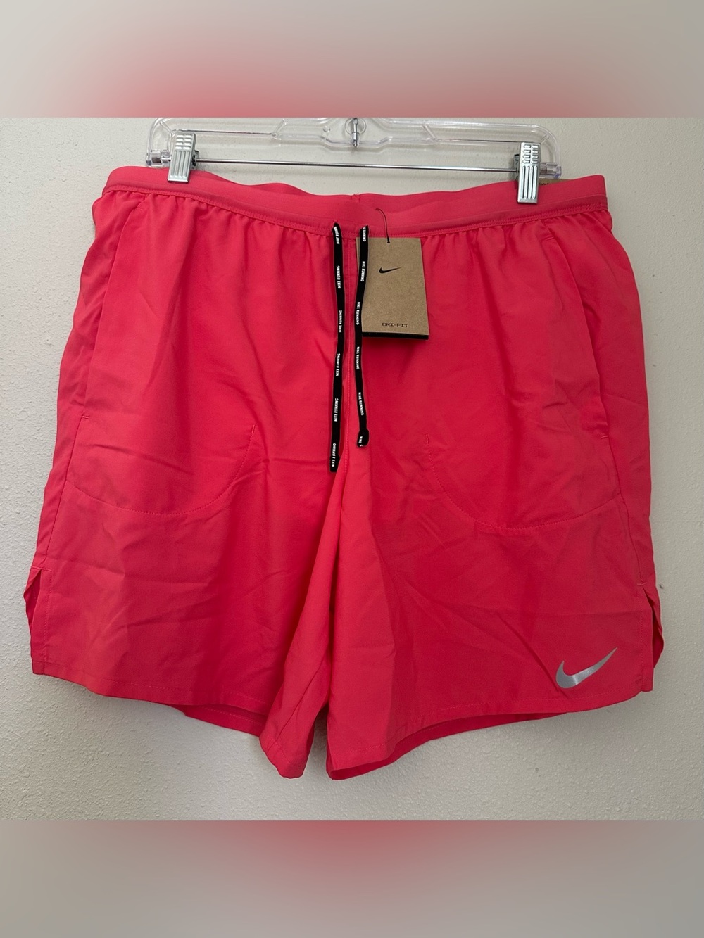 Nike Men Flex Stride 7" Brief-Lined Running Shorts CJ5459-629 Aster Pink Size XL
